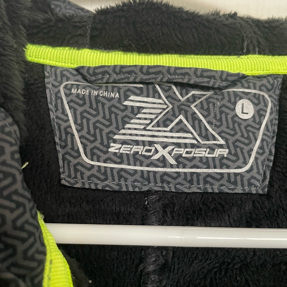ZeroXposur Grey/Black Jacket with Neon Highlights Size Large Juniors - Picture 3 of 8